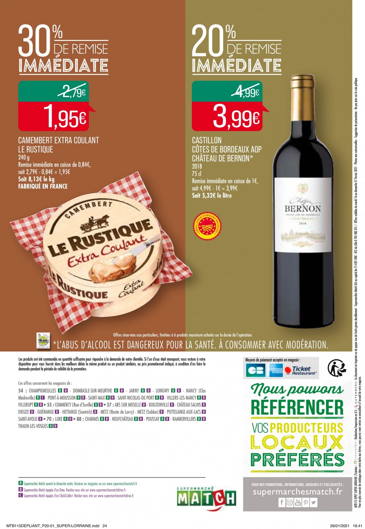 Catalogue Supermarché Match - 16/02/2021 - 21/02/2021. Page 20