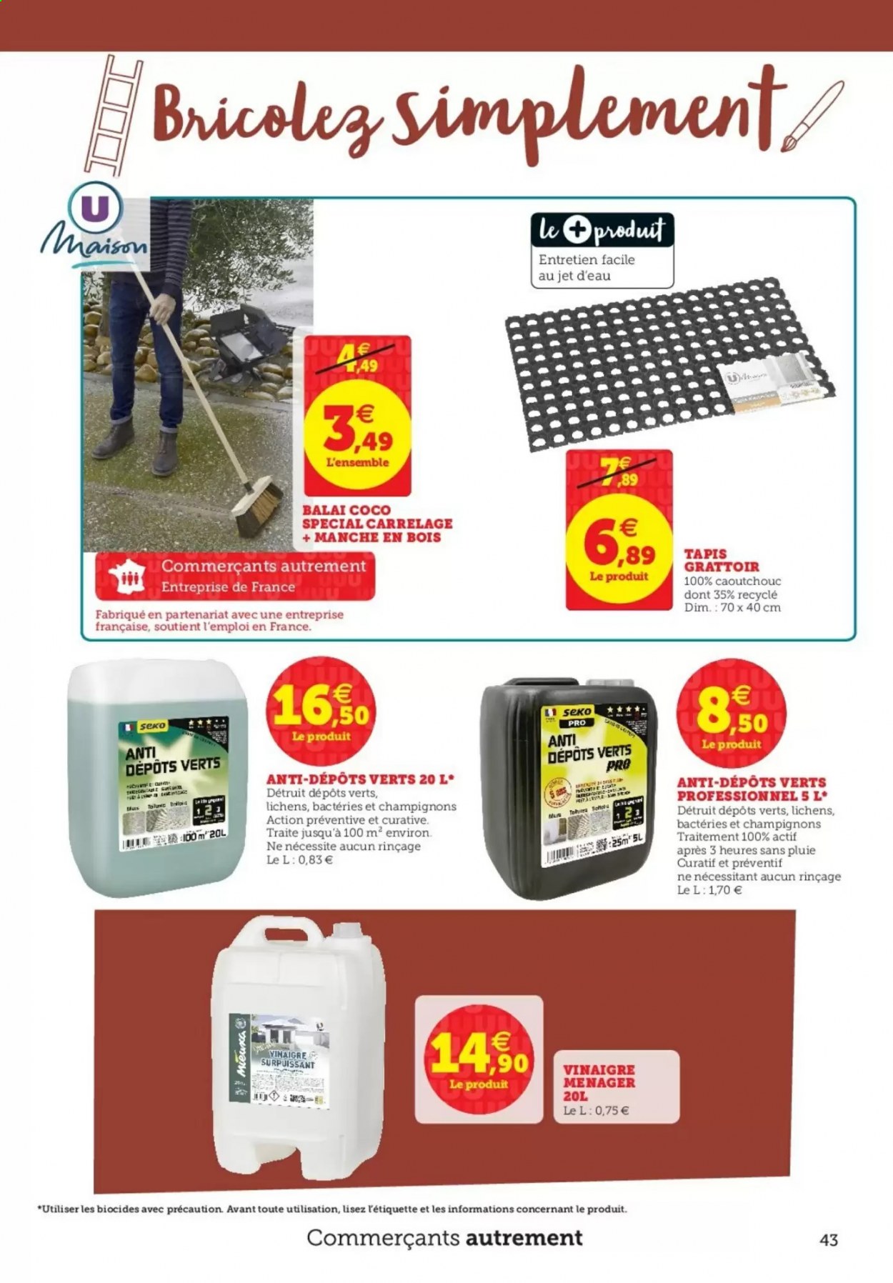 Catalogue SUPER U - 16/02/2021 - 13/03/2021. Page 43