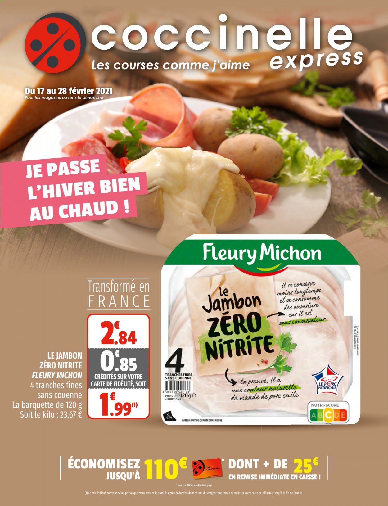 thumbnail - Catalogue Coccinelle Express - 17/02/2021 - 28/02/2021 - Produits soldés - Fleury Michon. Page 1.