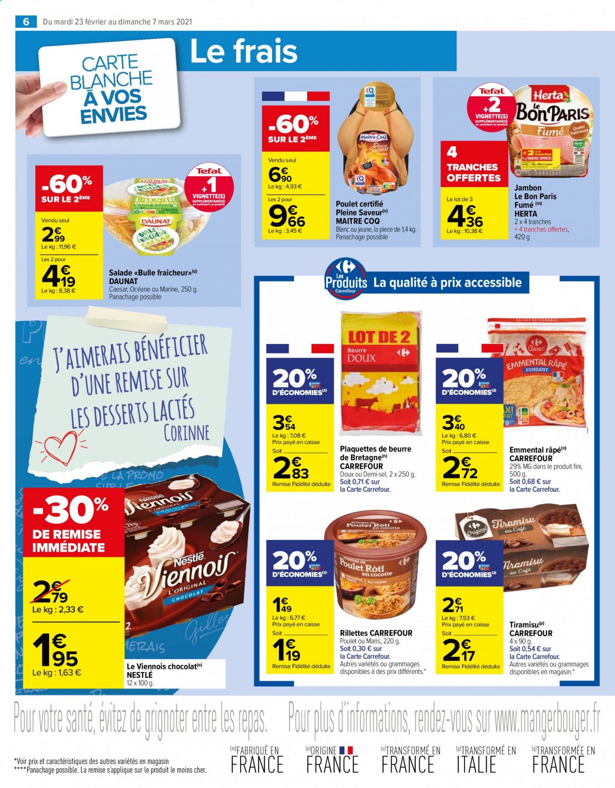 Catalogue Carrefour Market - 23/02/2021 - 07/03/2021. Page 6