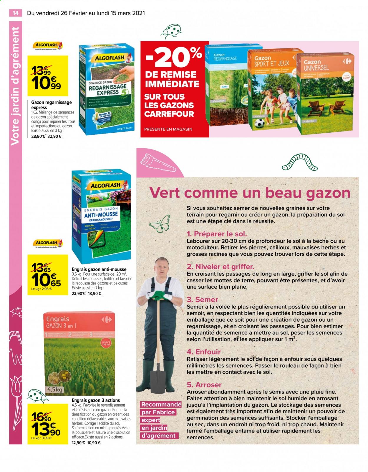 Catalogue Carrefour Hypermarchés - 26/02/2021 - 15/03/2021. Page 14