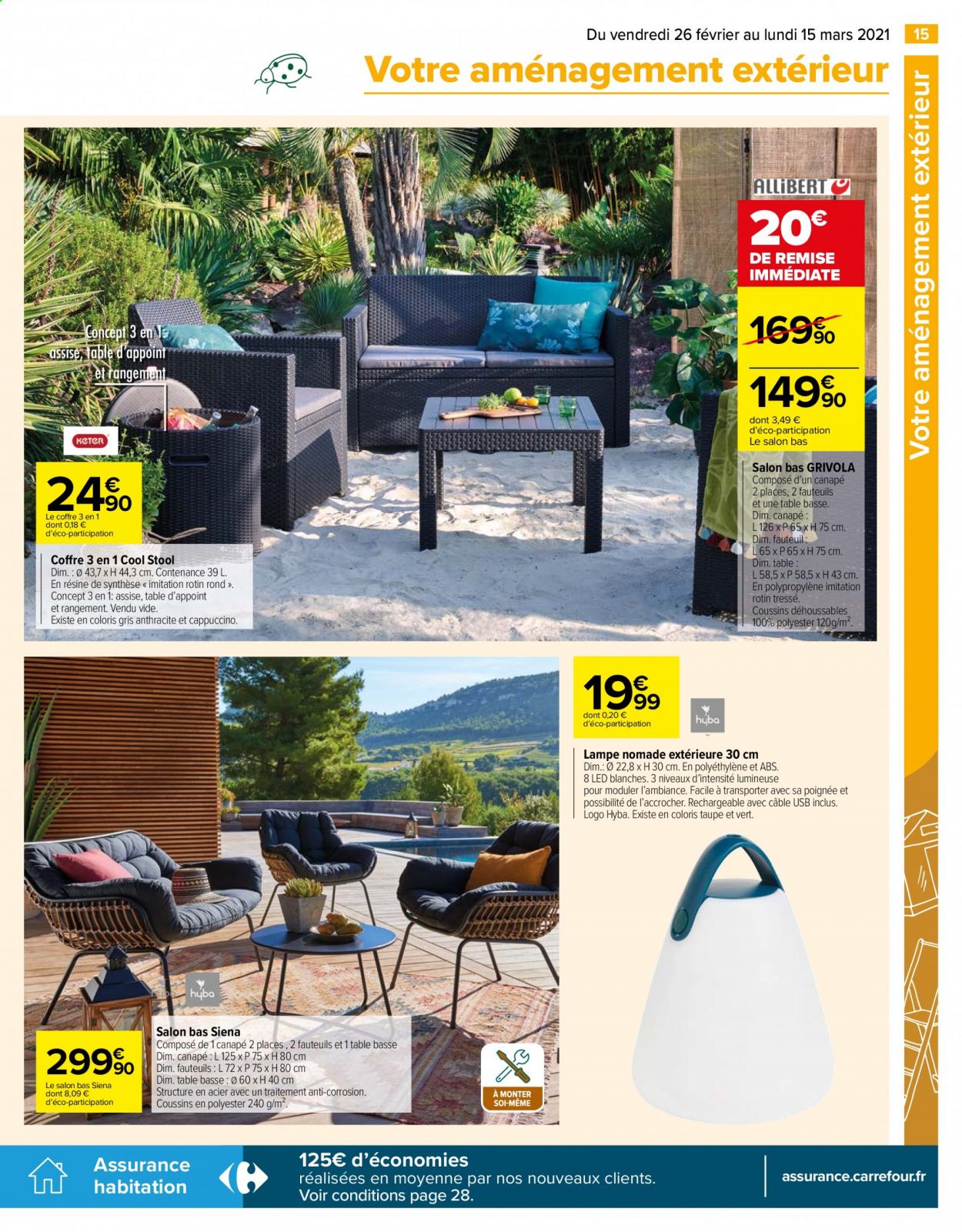Catalogue Carrefour Hypermarchés - 26/02/2021 - 15/03/2021. Page 15