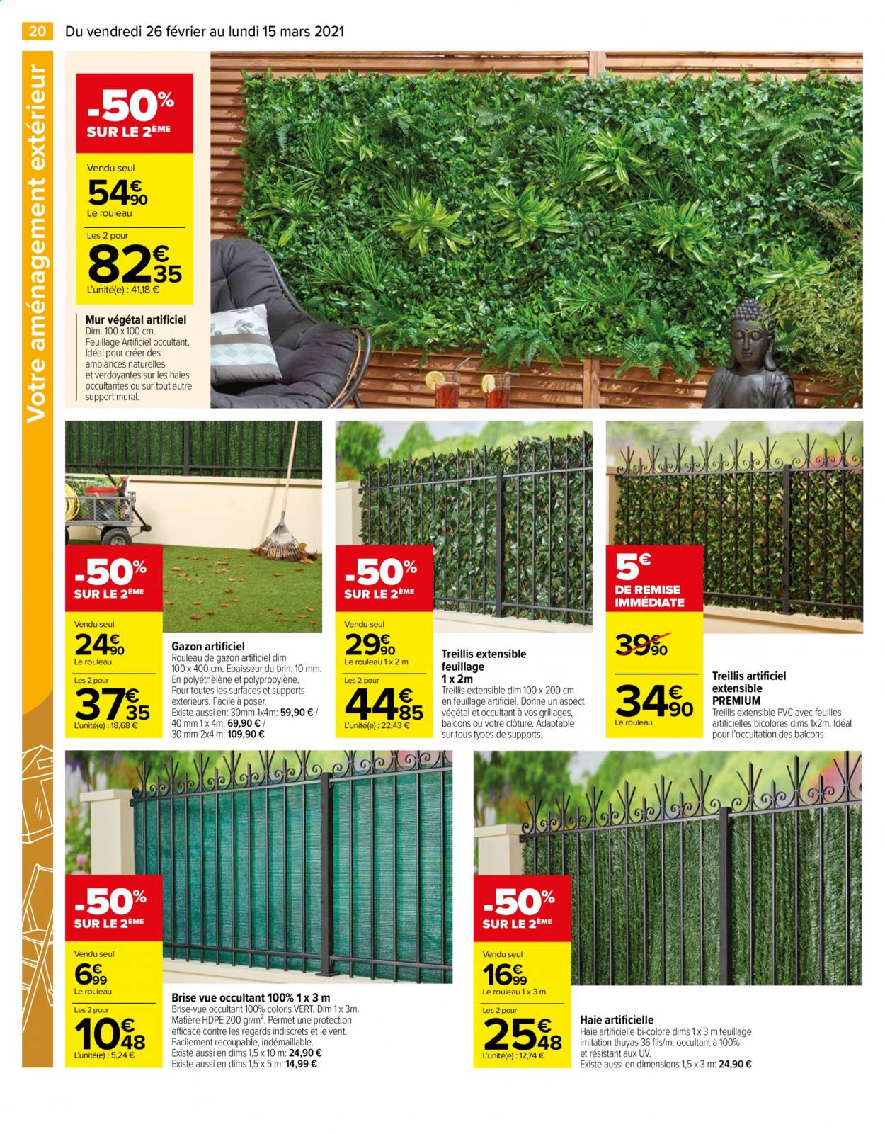 Catalogue Carrefour Hypermarchés - 26/02/2021 - 15/03/2021. Page 20
