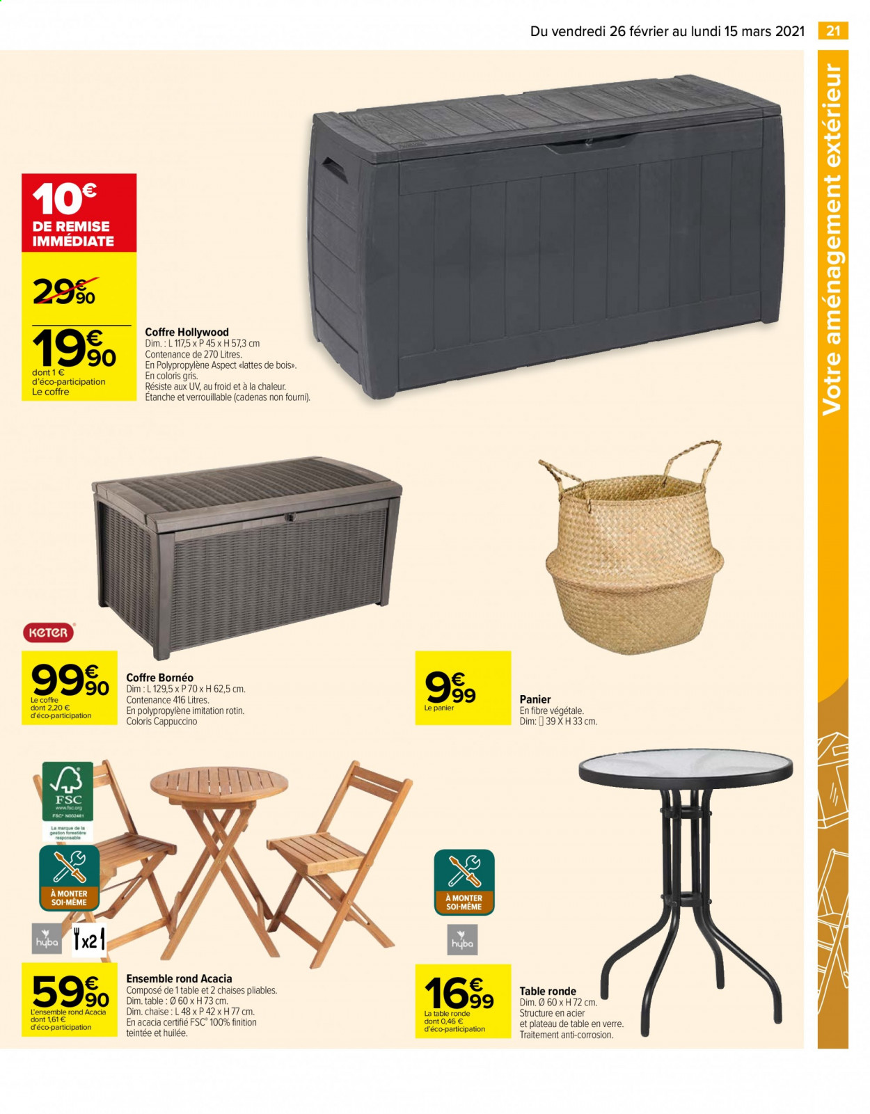 Catalogue Carrefour Hypermarchés - 26/02/2021 - 15/03/2021. Page 21