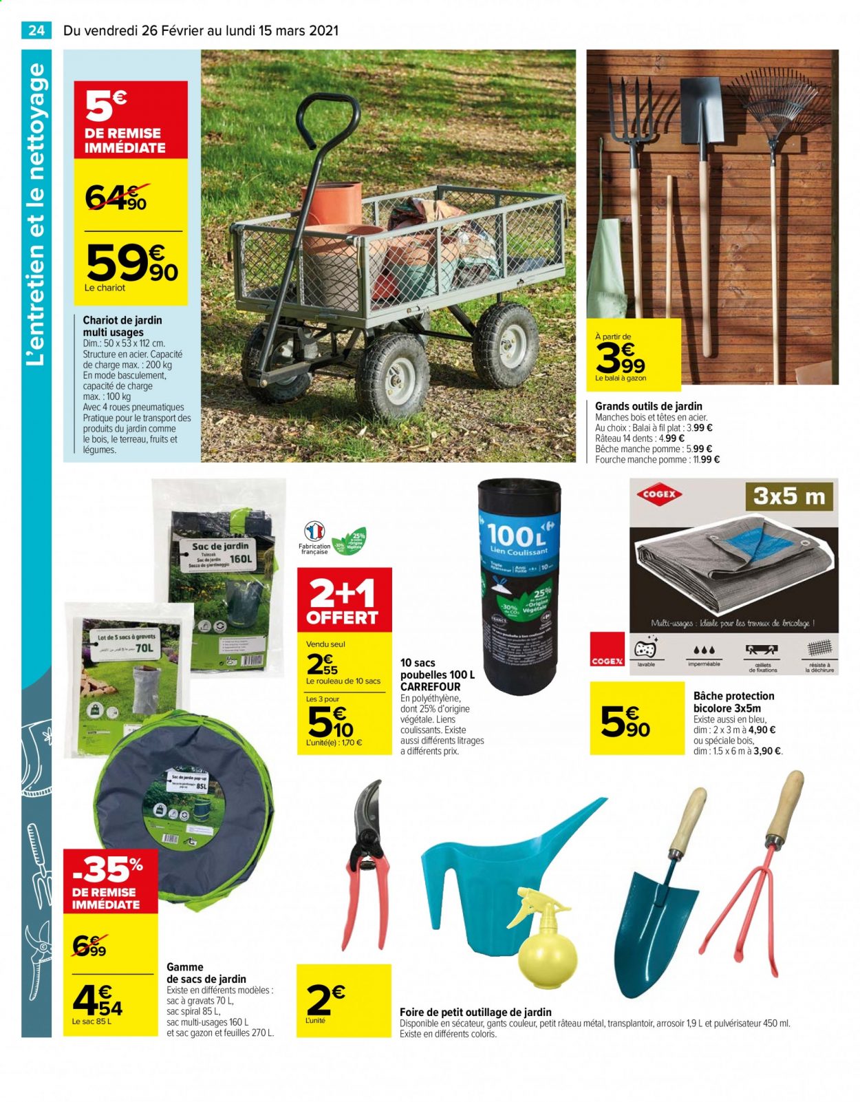 Catalogue Carrefour Hypermarchés - 26/02/2021 - 15/03/2021. Page 24