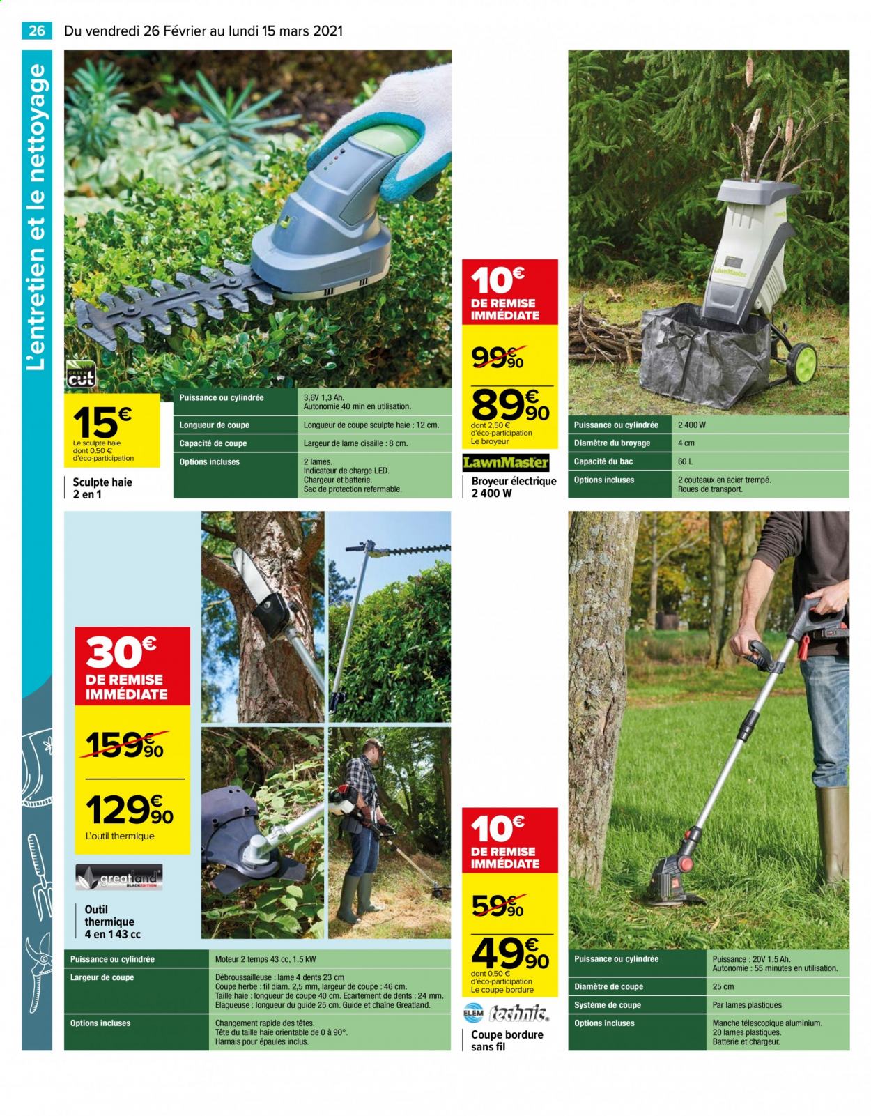 Catalogue Carrefour Hypermarchés - 26/02/2021 - 15/03/2021. Page 26