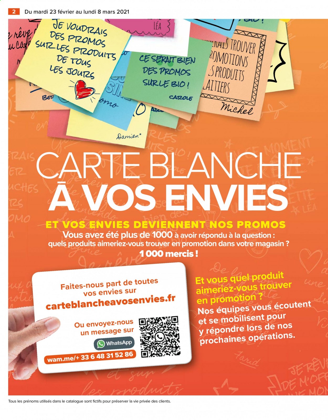 Catalogue Carrefour Hypermarchés - 23/02/2021 - 08/03/2021. Page 2