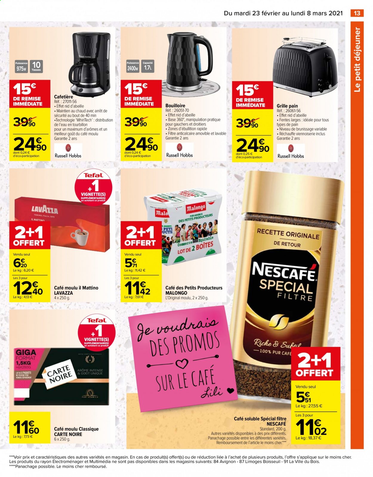 Catalogue Carrefour Hypermarchés - 23/02/2021 - 08/03/2021. Page 13