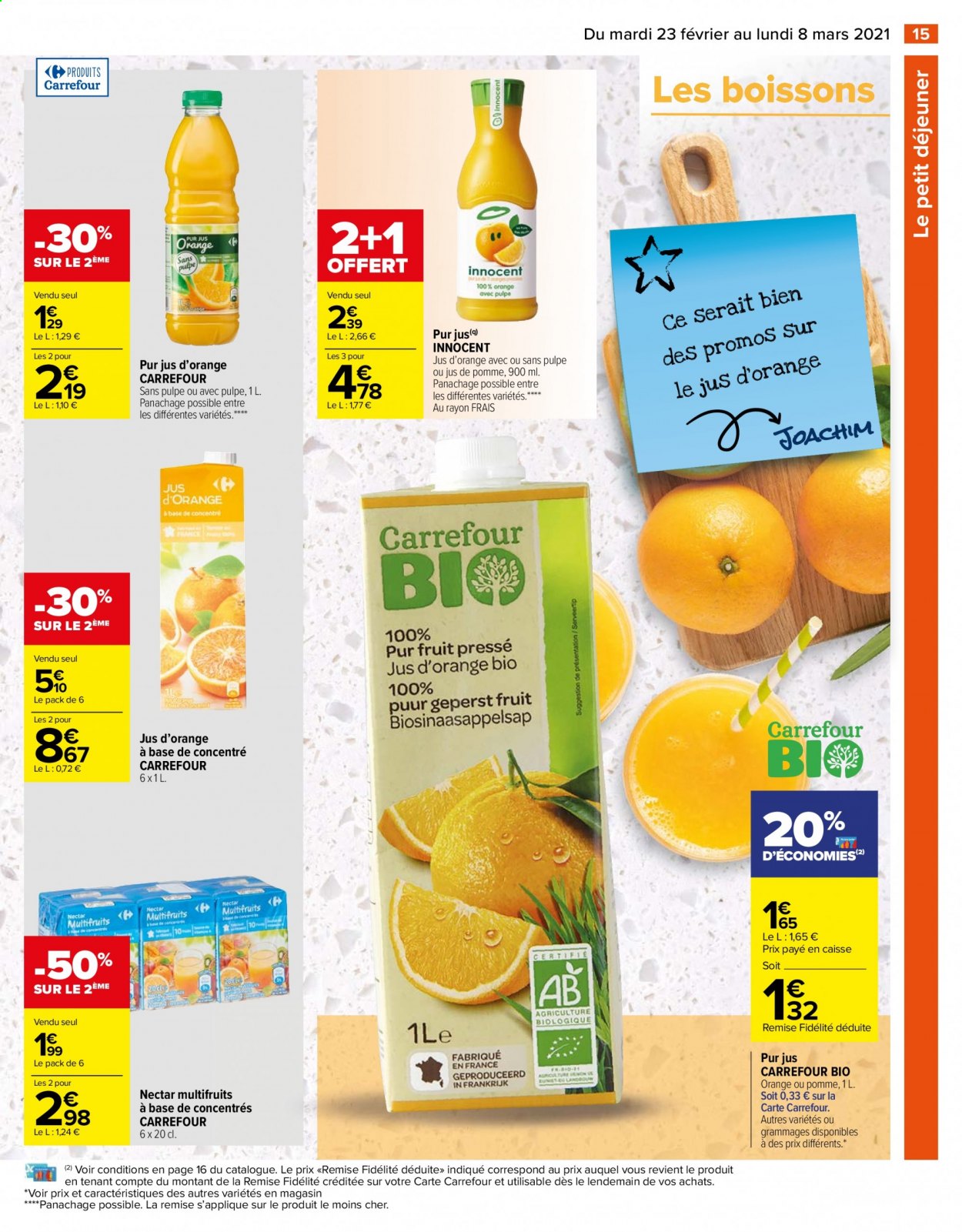 Catalogue Carrefour Hypermarchés - 23/02/2021 - 08/03/2021. Page 15