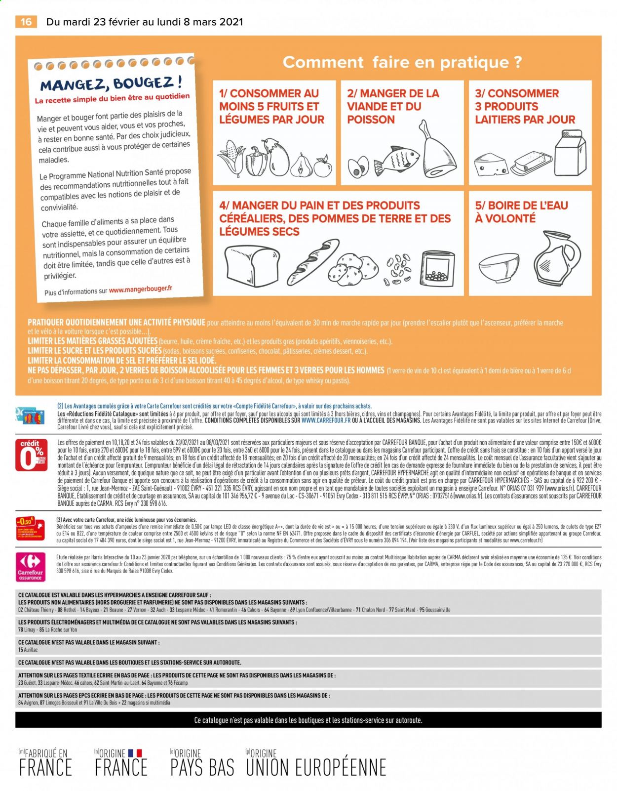 Catalogue Carrefour Hypermarchés - 23/02/2021 - 08/03/2021. Page 16