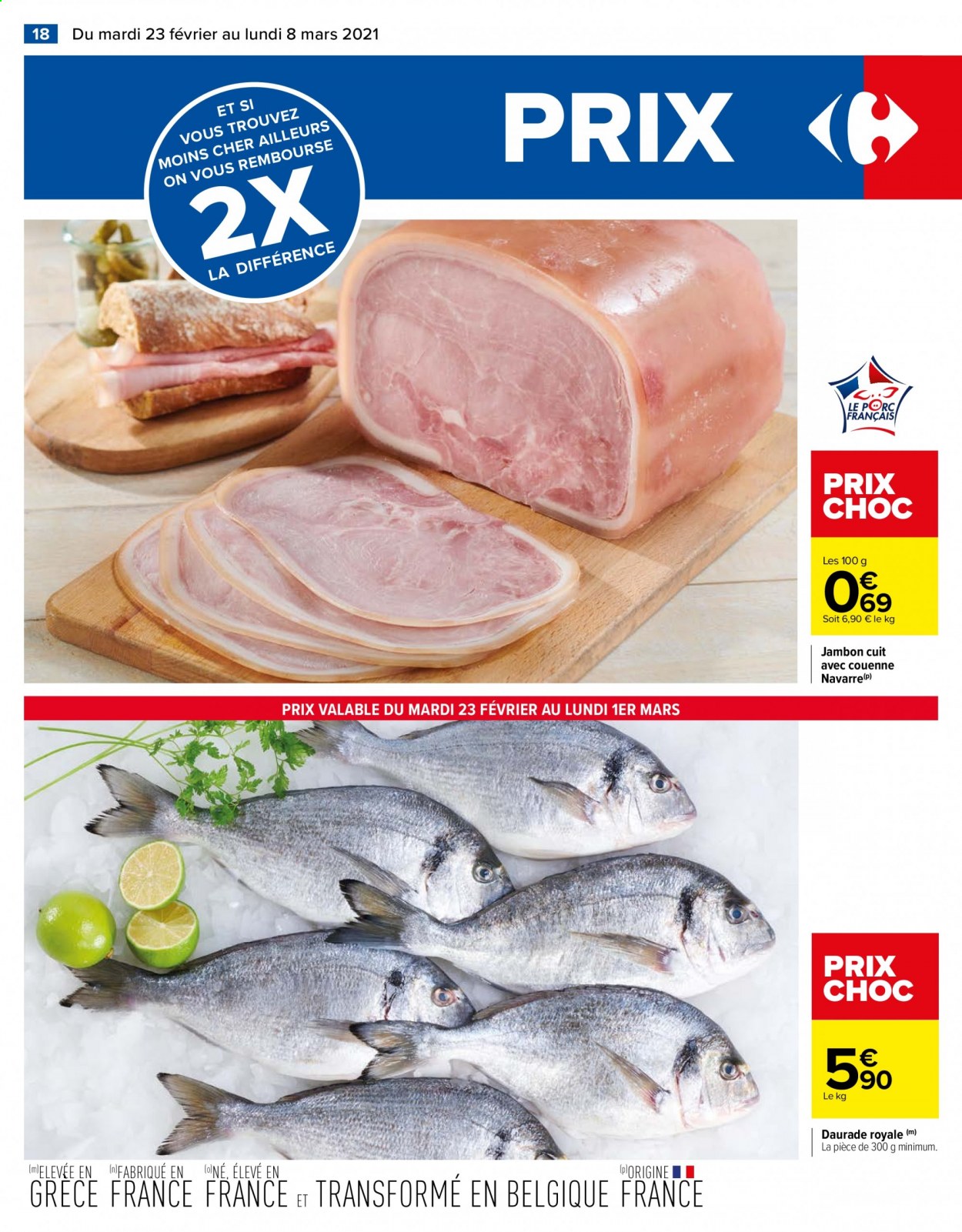 Catalogue Carrefour Hypermarchés - 23/02/2021 - 08/03/2021. Page 18