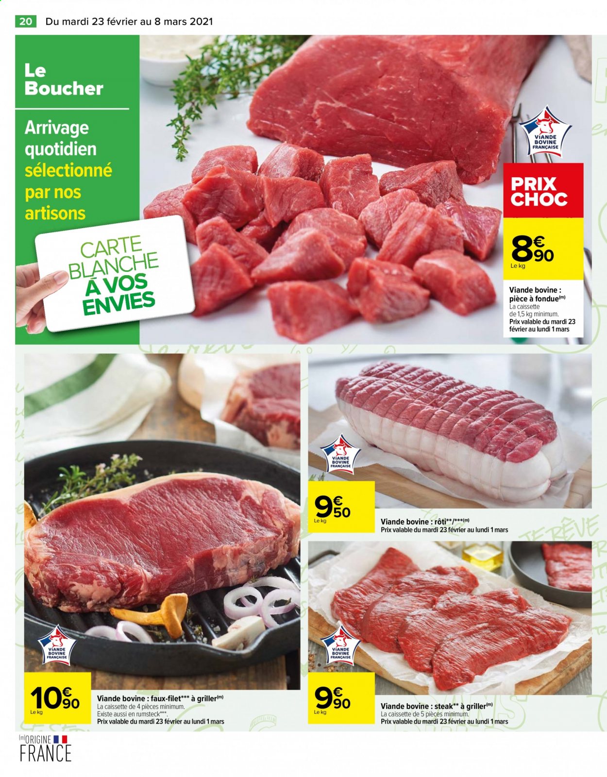 Catalogue Carrefour Hypermarchés - 23/02/2021 - 08/03/2021. Page 20
