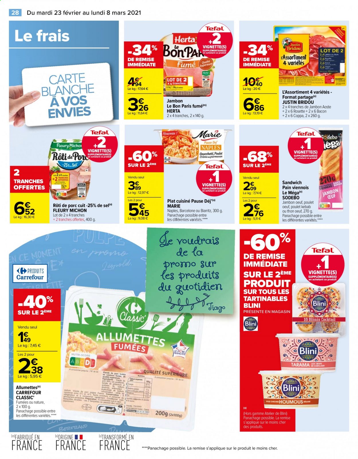 Catalogue Carrefour Hypermarchés - 23/02/2021 - 08/03/2021. Page 28