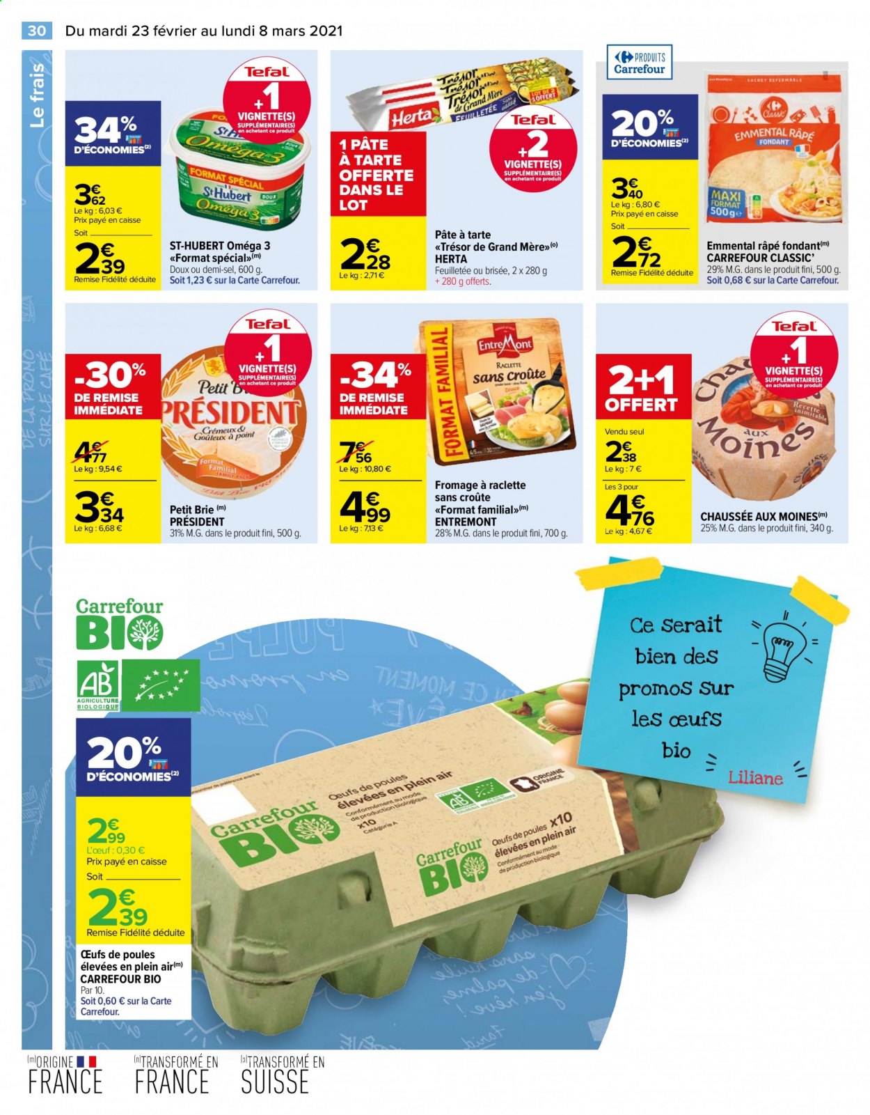 Catalogue Carrefour Hypermarchés - 23/02/2021 - 08/03/2021. Page 30