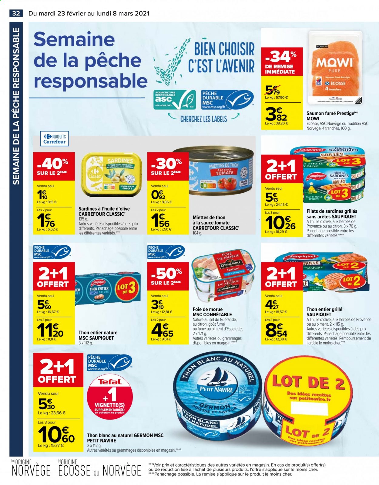 Catalogue Carrefour Hypermarchés - 23/02/2021 - 08/03/2021. Page 32