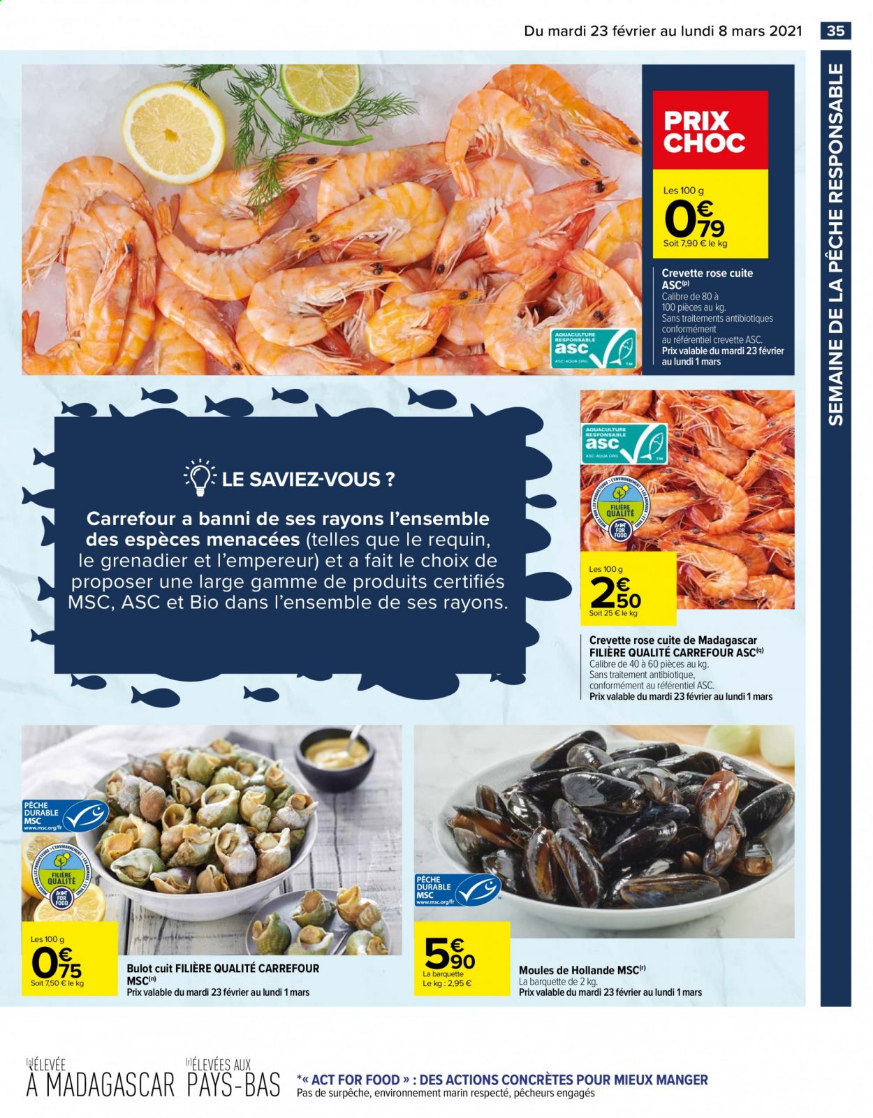 Catalogue Carrefour Hypermarchés - 23/02/2021 - 08/03/2021. Page 35