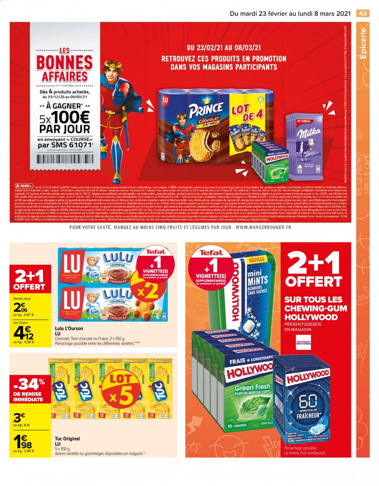 Catalogue Carrefour Hypermarchés - 23/02/2021 - 08/03/2021. Page 43