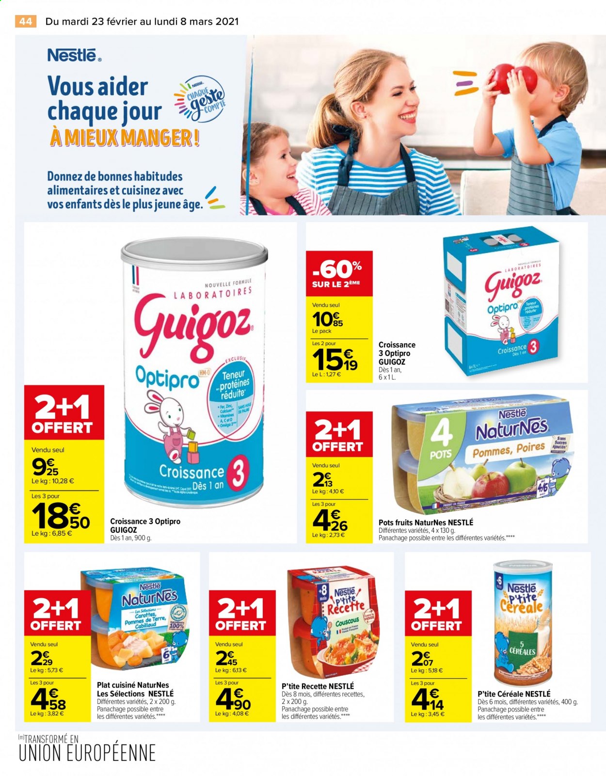 Catalogue Carrefour Hypermarchés - 23/02/2021 - 08/03/2021. Page 44
