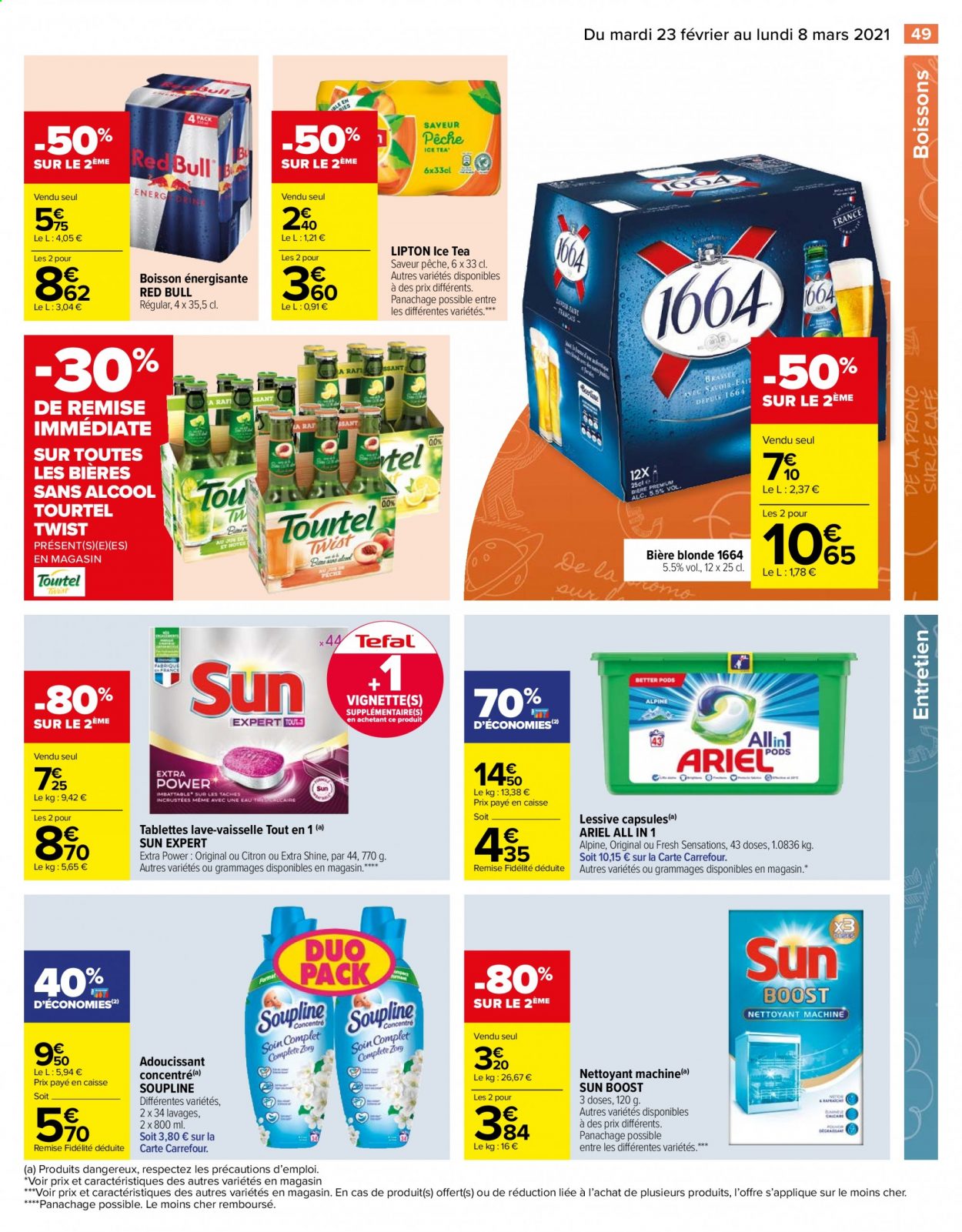 Catalogue Carrefour Hypermarchés - 23/02/2021 - 08/03/2021. Page 49
