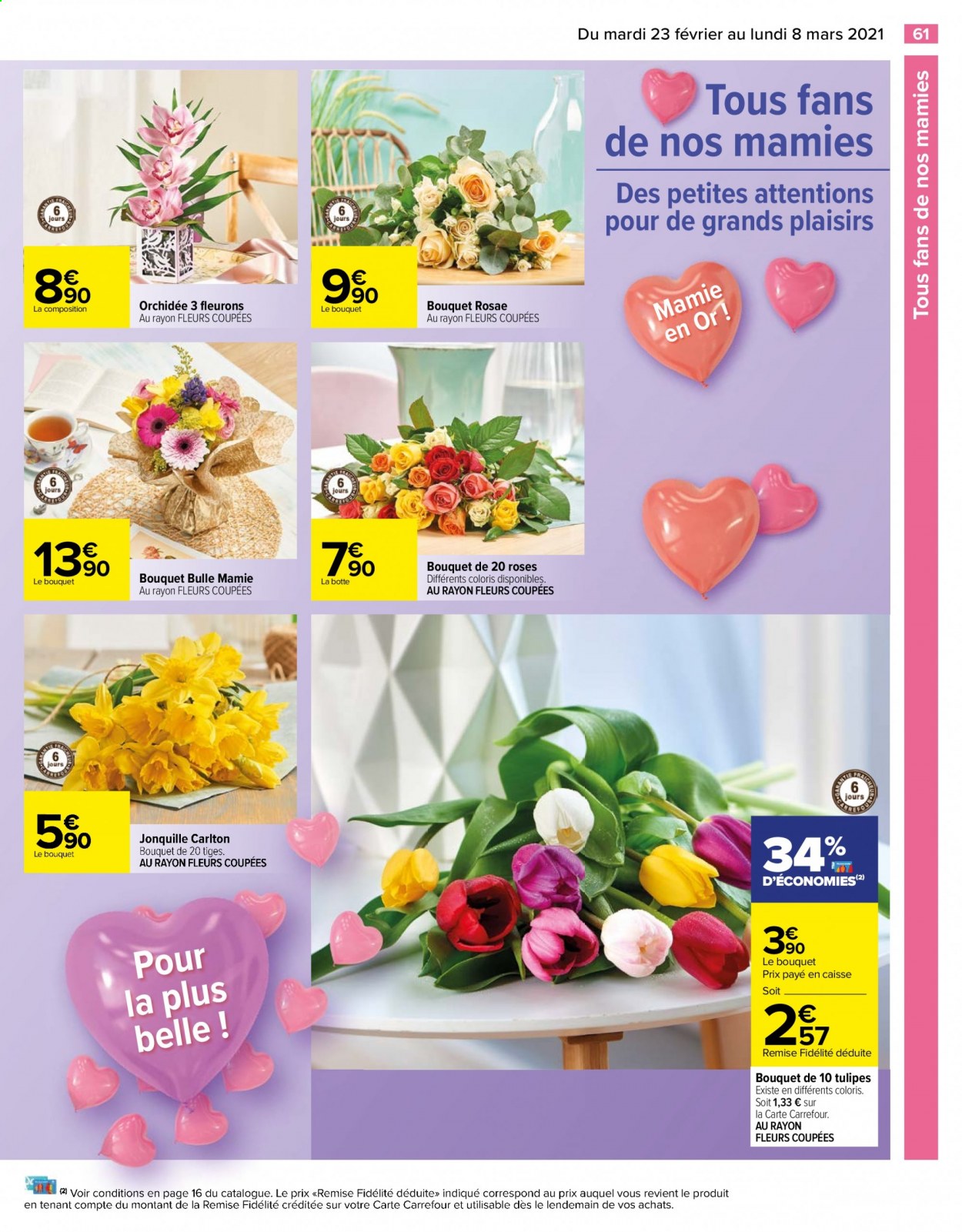 Catalogue Carrefour Hypermarchés - 23/02/2021 - 08/03/2021. Page 61