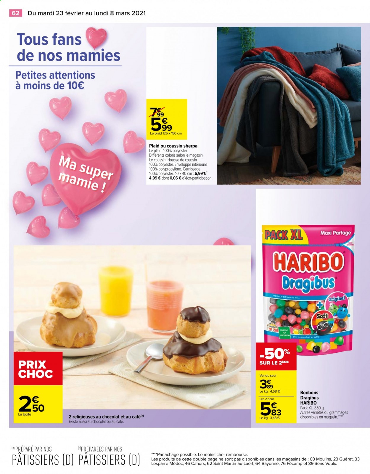 Catalogue Carrefour Hypermarchés - 23/02/2021 - 08/03/2021. Page 62