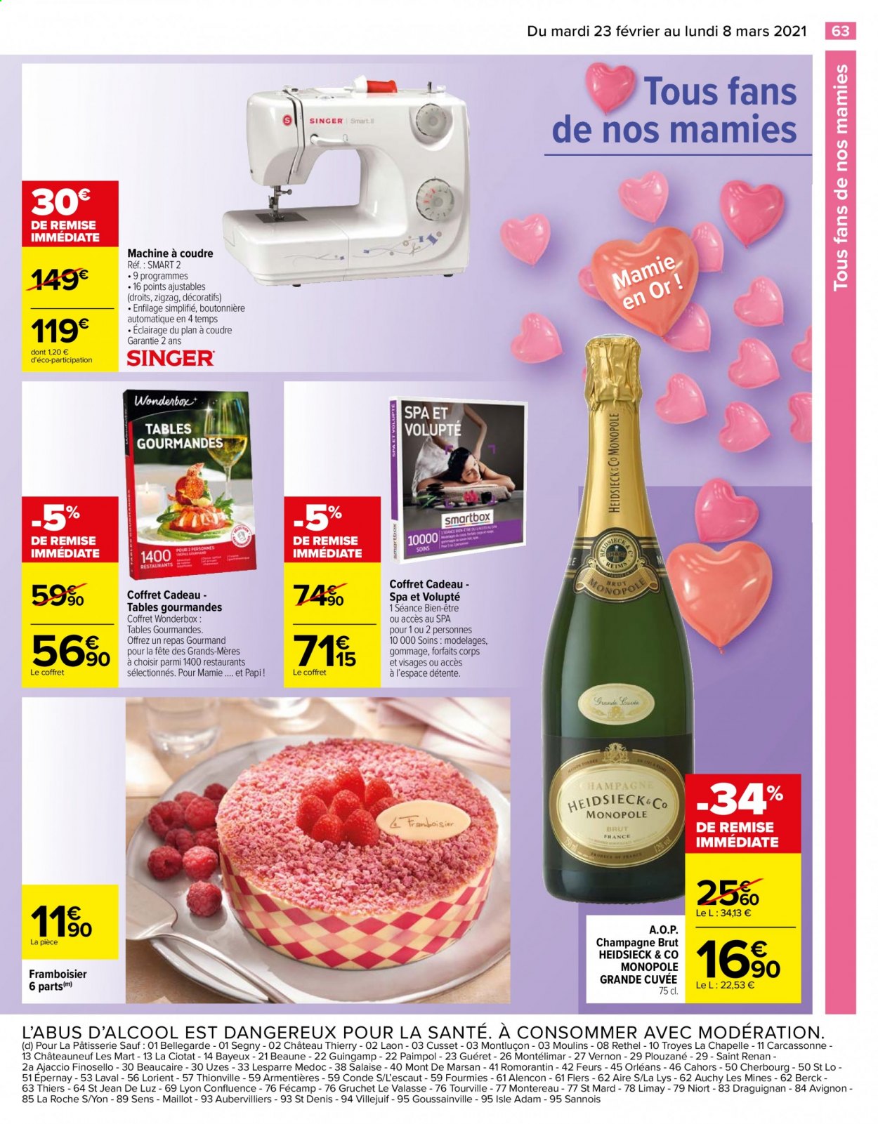 Catalogue Carrefour Hypermarchés - 23/02/2021 - 08/03/2021. Page 63