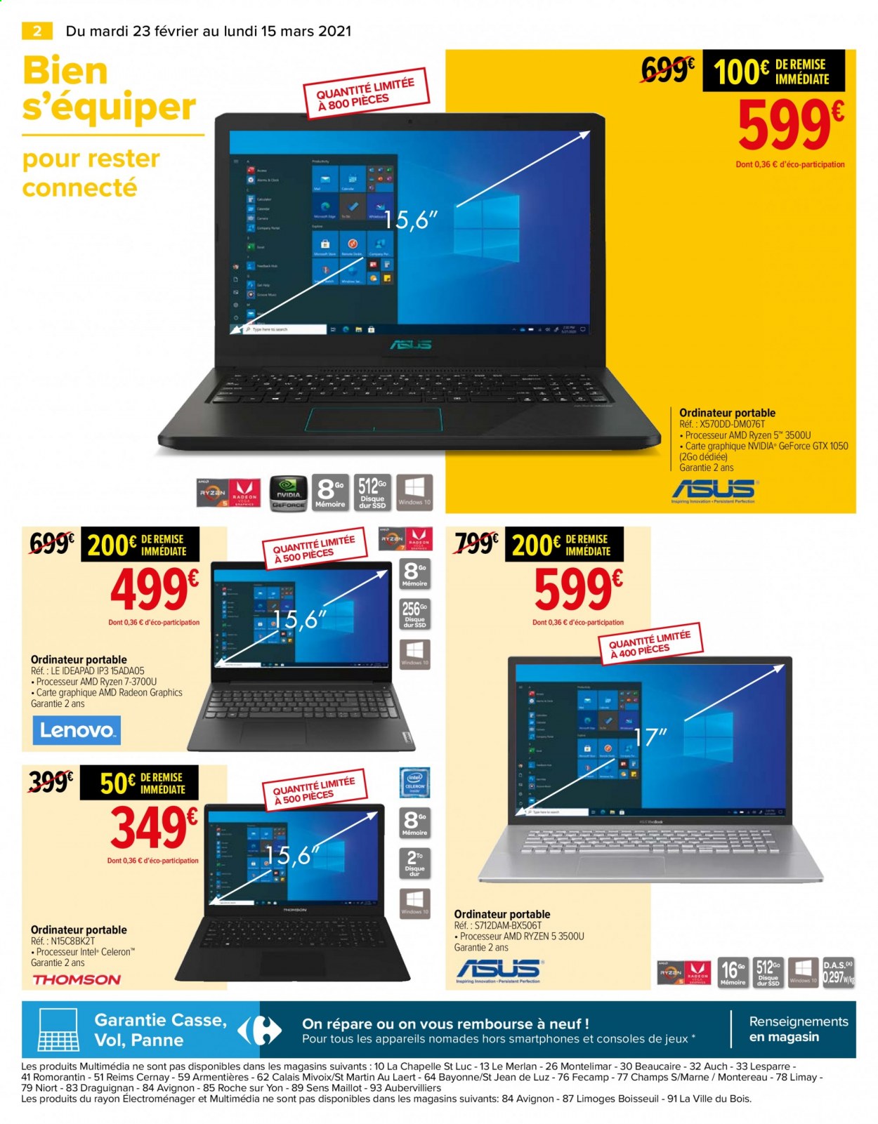 Catalogue Carrefour Hypermarchés - 23/02/2021 - 15/03/2021. Page 3