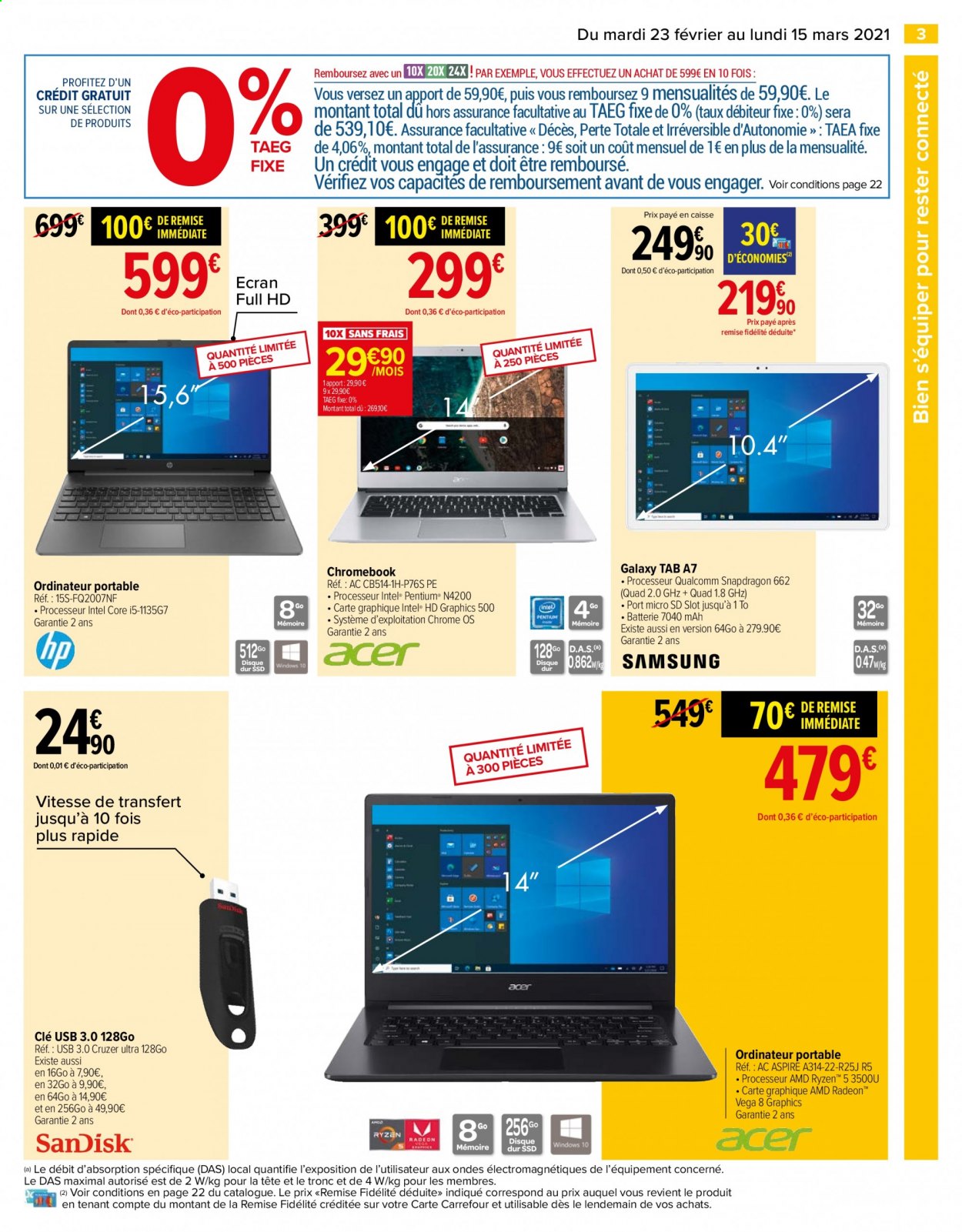Catalogue Carrefour Hypermarchés - 23/02/2021 - 15/03/2021. Page 4
