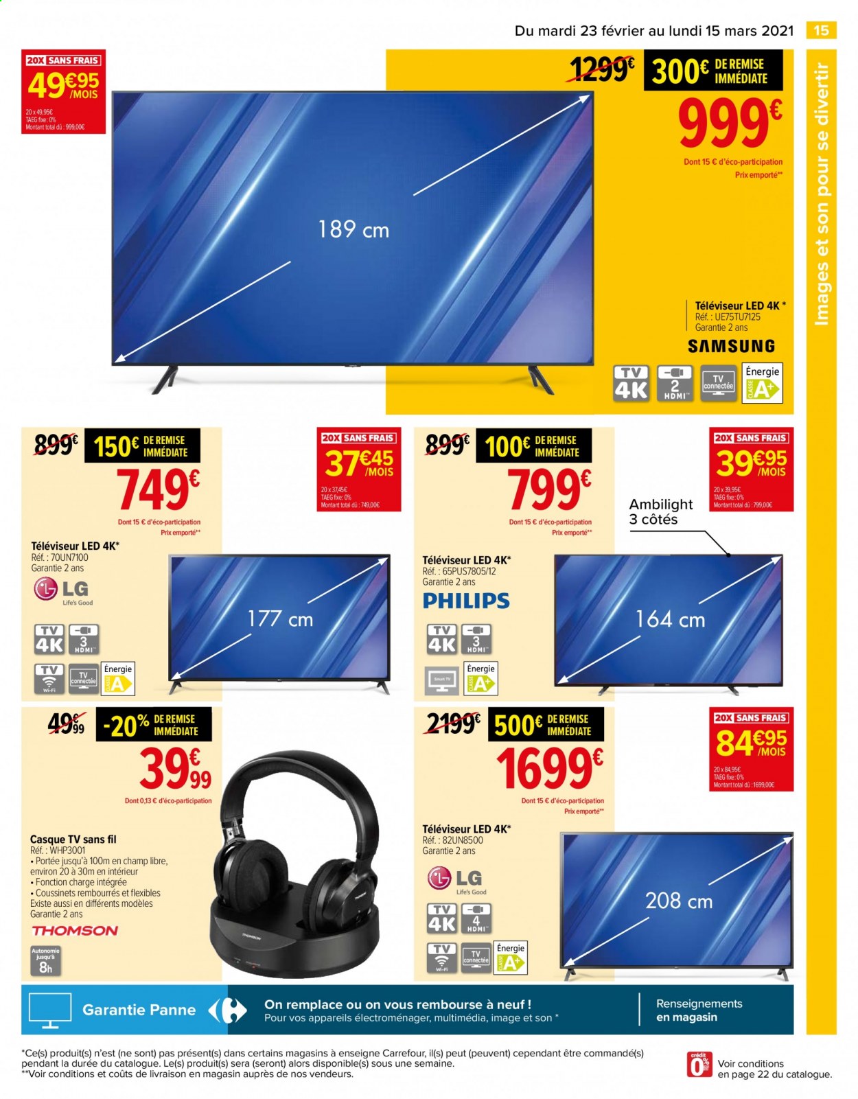 Catalogue Carrefour Hypermarchés - 23/02/2021 - 15/03/2021. Page 16