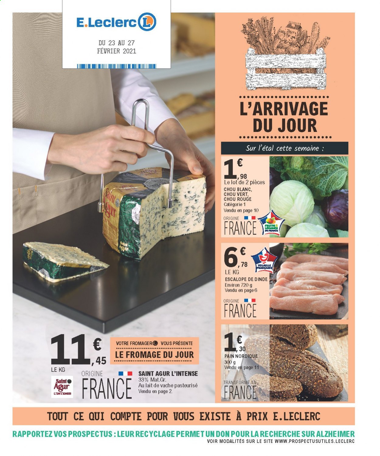 Catalogue E.Leclerc - 23/02/2021 - 27/02/2021. Page 1