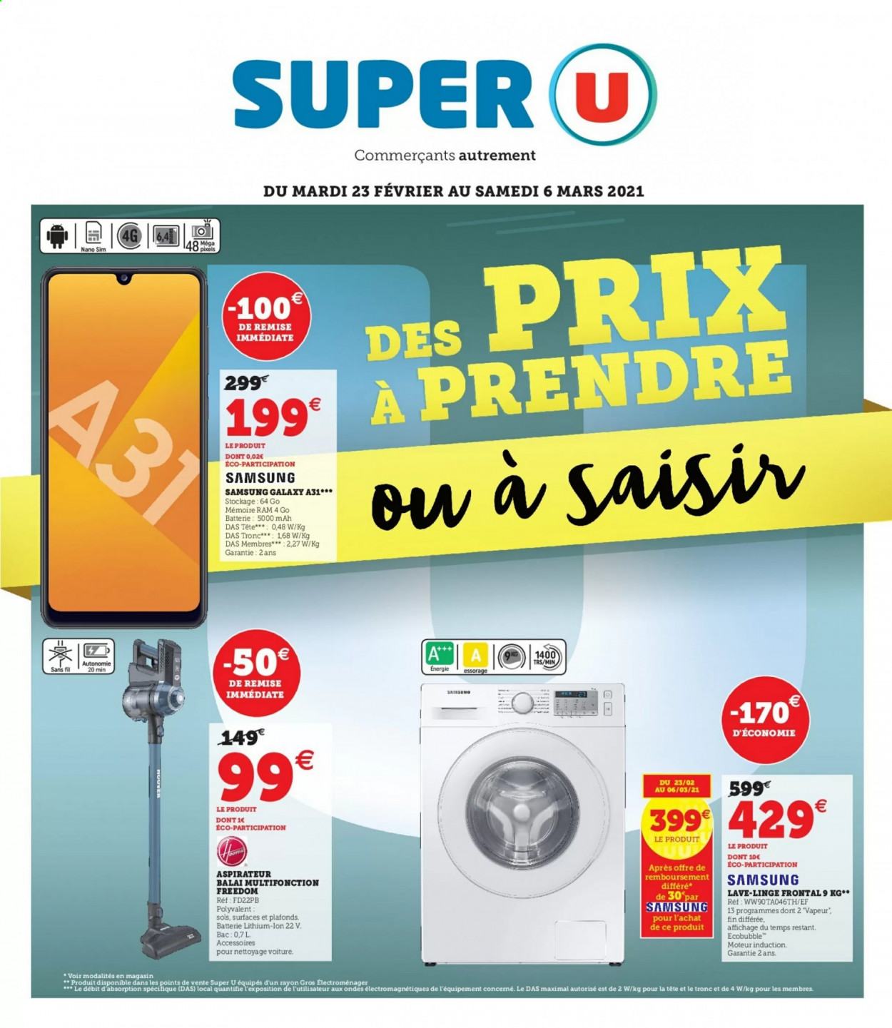 Catalogue SUPER U - 23/02/2021 - 06/03/2021. Page 1