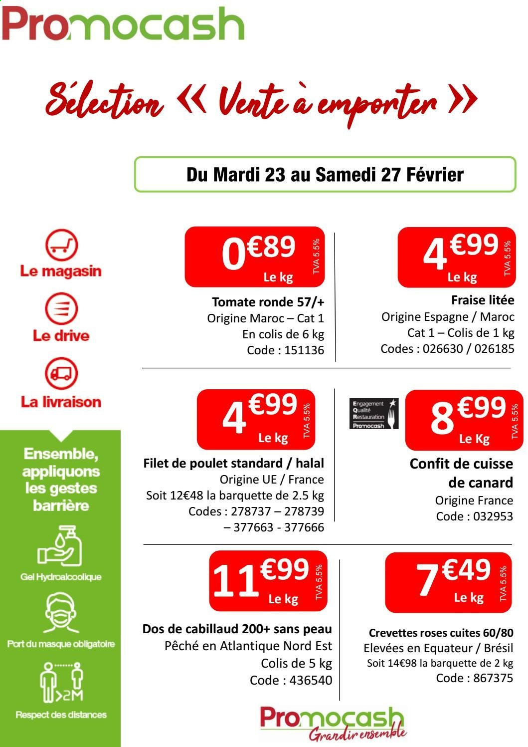 Catalogue Promocash - 23/02/2021 - 27/02/2021. Page 1