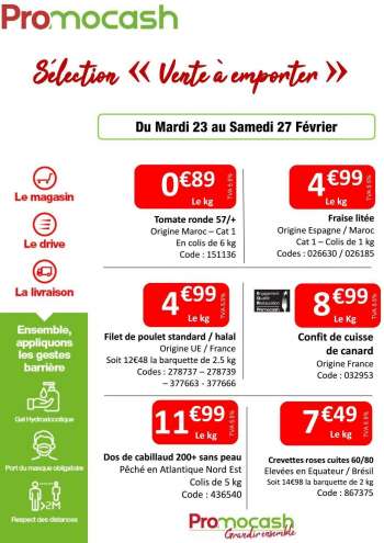 Catalogue Promocash - 23.02.2021 - 27.02.2021.