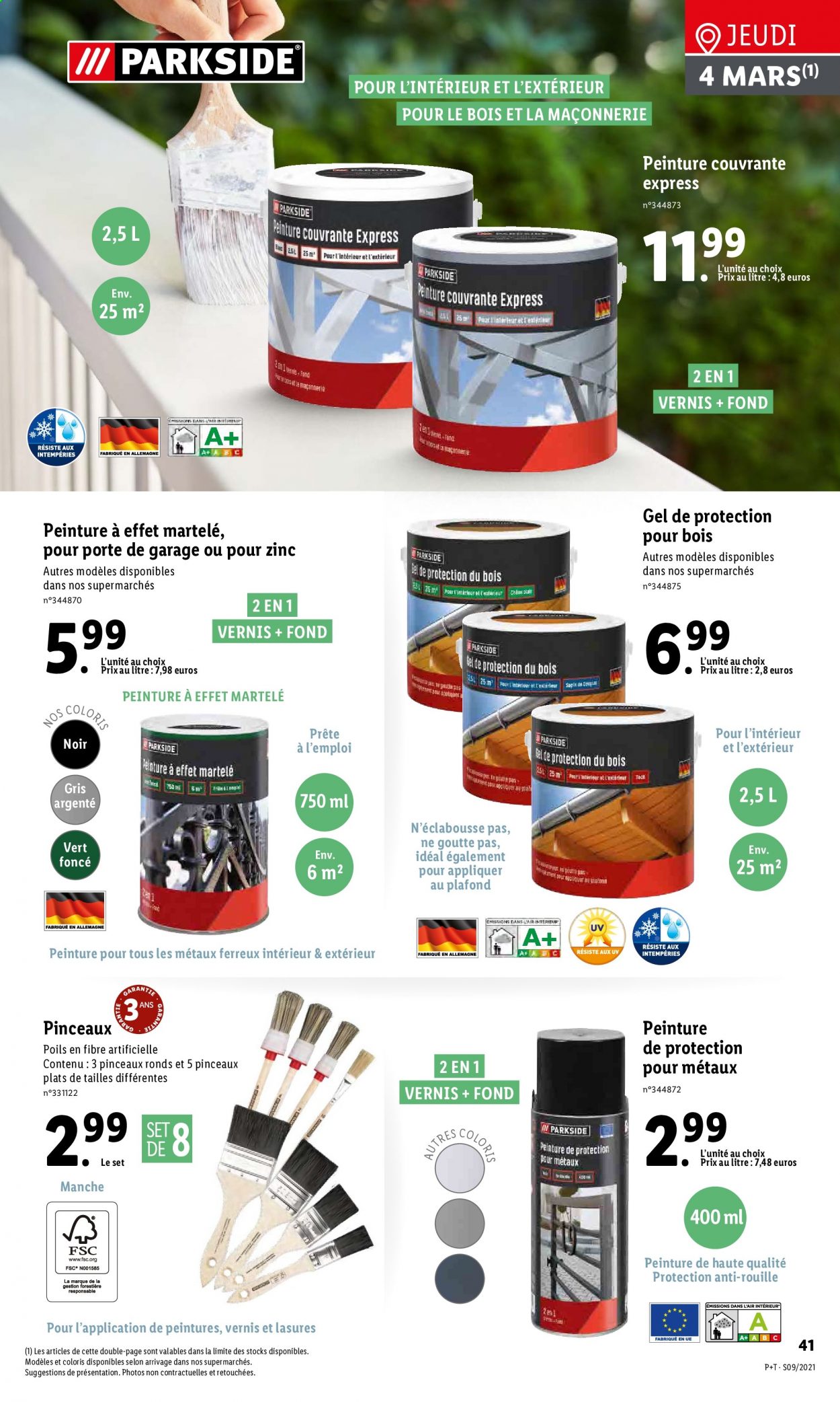 Catalogue Lidl - 03/03/2021 - 09/03/2021. Page 45