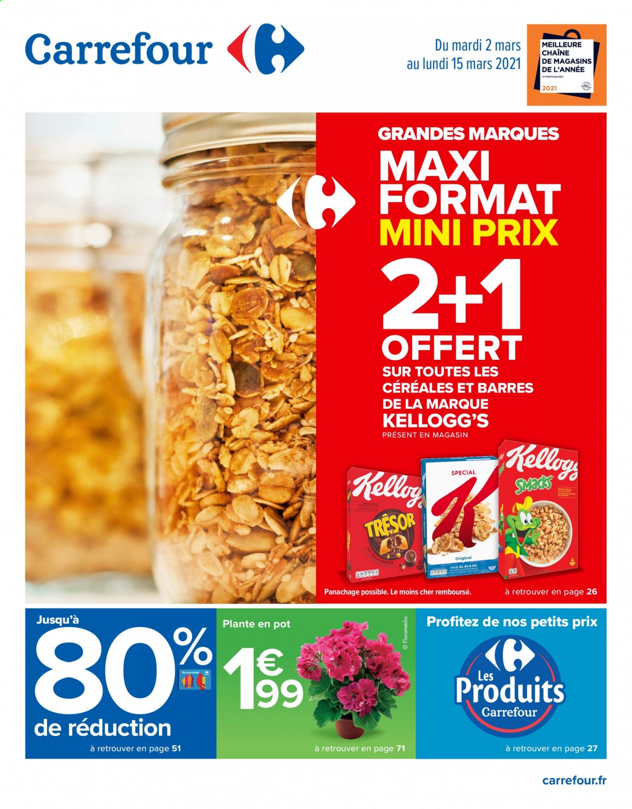 Catalogue Carrefour Hypermarchés - 02/03/2021 - 15/03/2021. Page 1