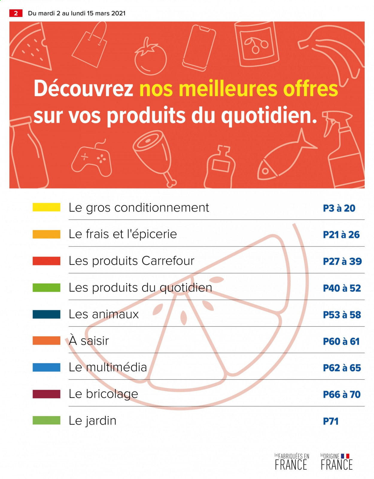 Catalogue Carrefour Hypermarchés - 02/03/2021 - 15/03/2021. Page 2