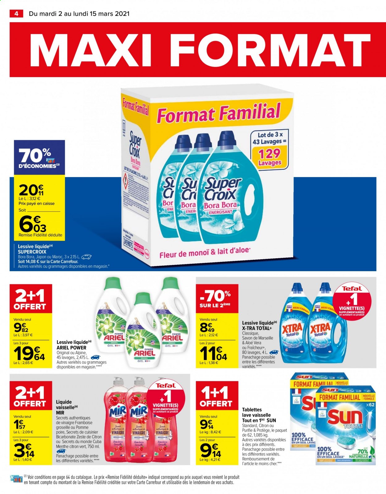 Catalogue Carrefour Hypermarchés - 02/03/2021 - 15/03/2021. Page 4