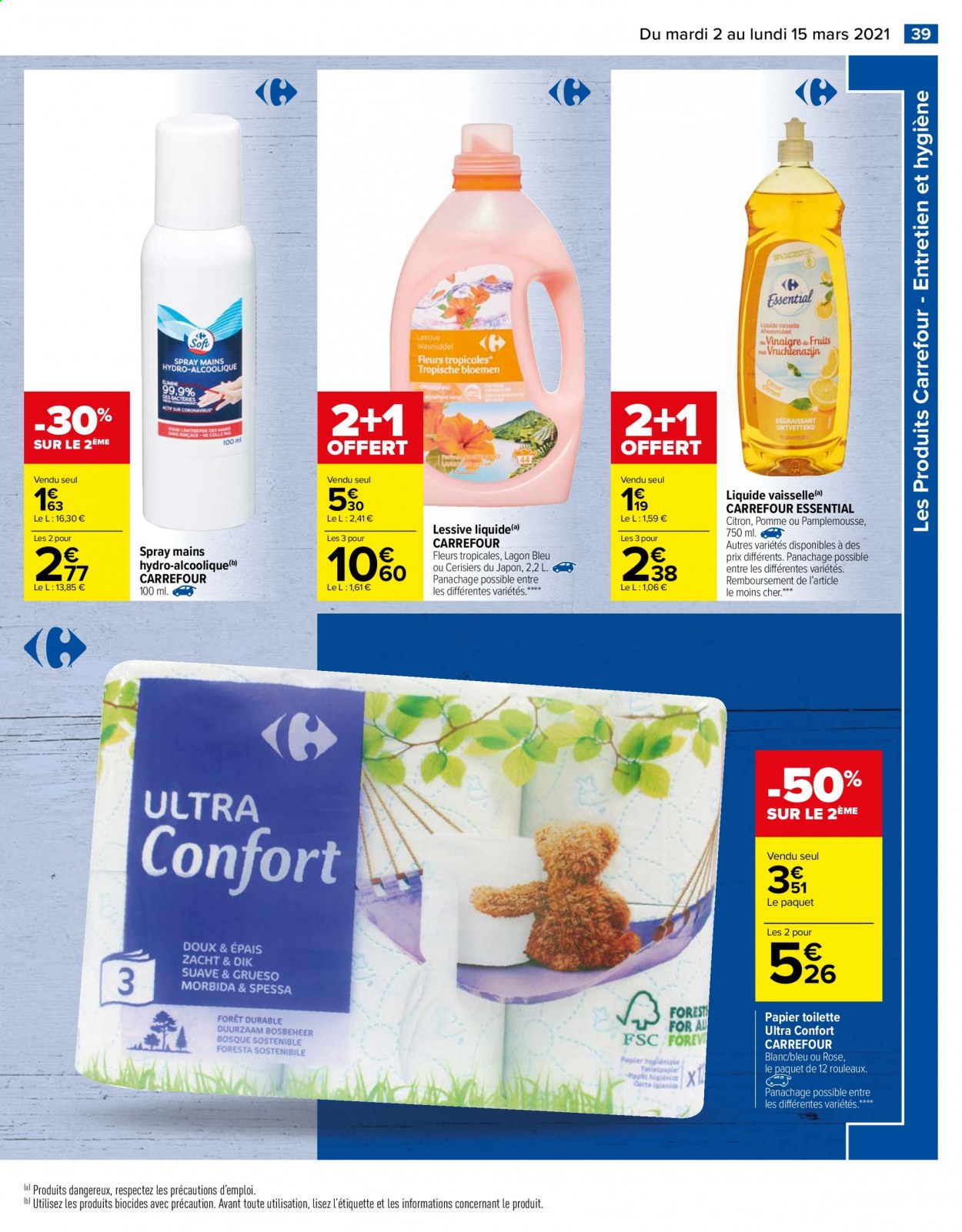 Catalogue Carrefour Hypermarchés - 02/03/2021 - 15/03/2021. Page 39