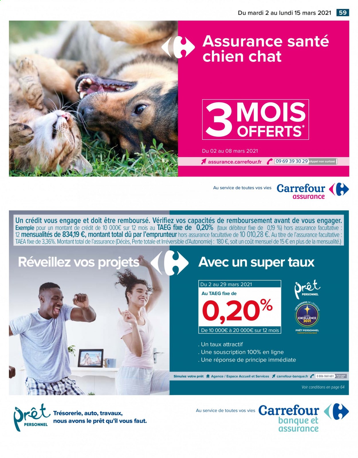 Catalogue Carrefour Hypermarchés - 02/03/2021 - 15/03/2021. Page 63