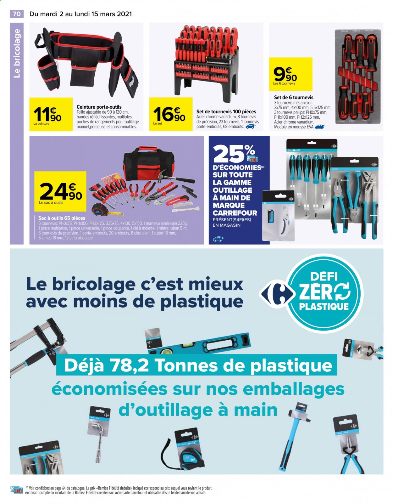 Catalogue Carrefour Hypermarchés - 02/03/2021 - 15/03/2021. Page 74