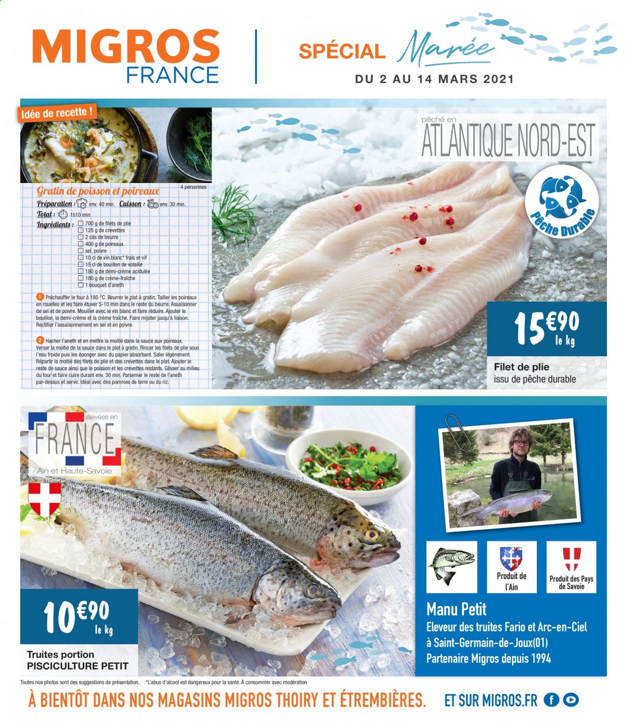thumbnail - Catalogue Migros France - 02/03/2021 - 14/03/2021 - Produits soldés - pommes de terre, bouillon, Arc en ciel. Page 1.