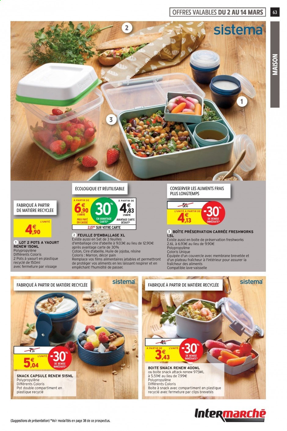 Catalogue Intermarché Hyper - 02/03/2021 - 07/03/2021. Page 63