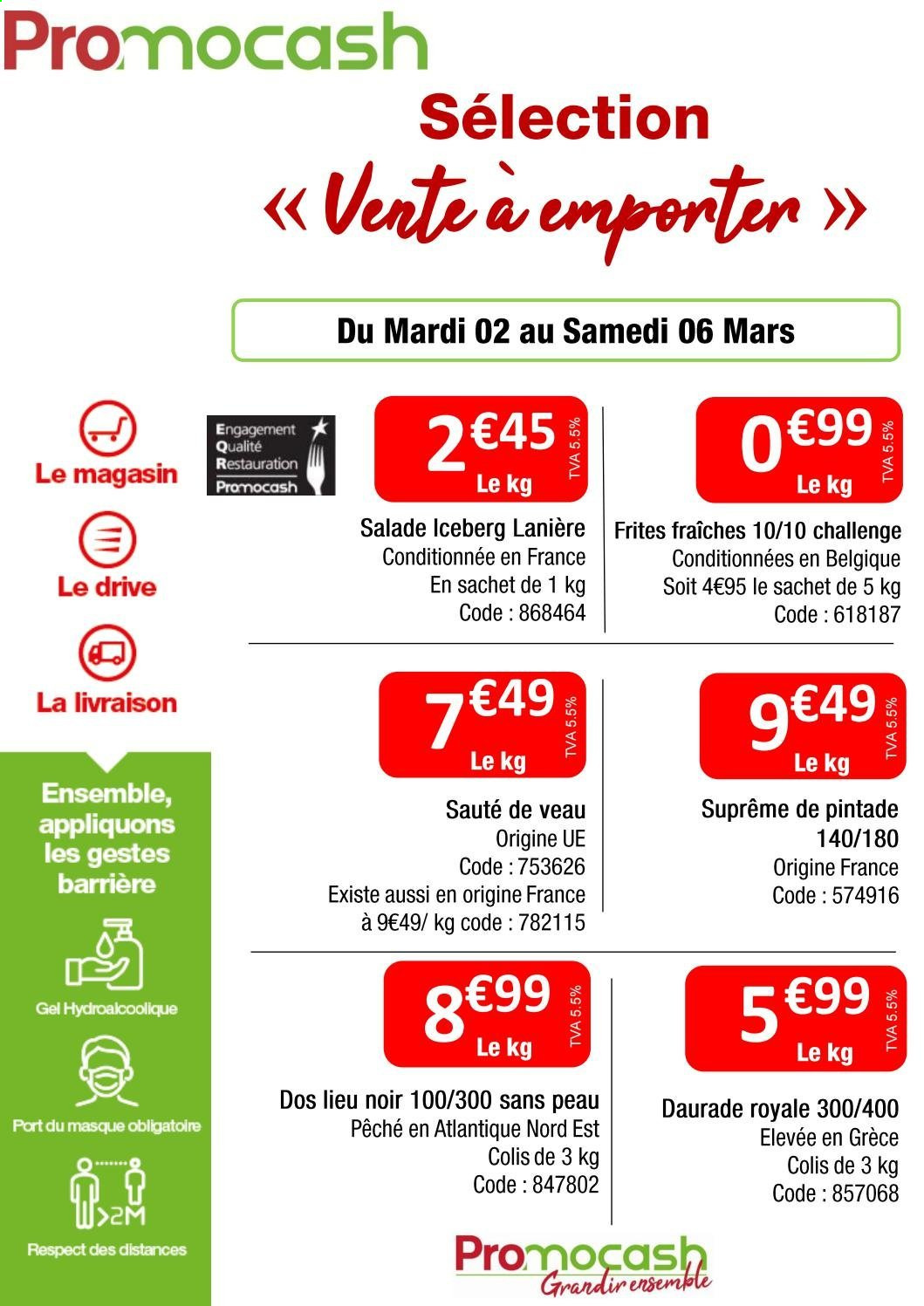 Catalogue Promocash - 02/03/2021 - 06/03/2021. Page 1