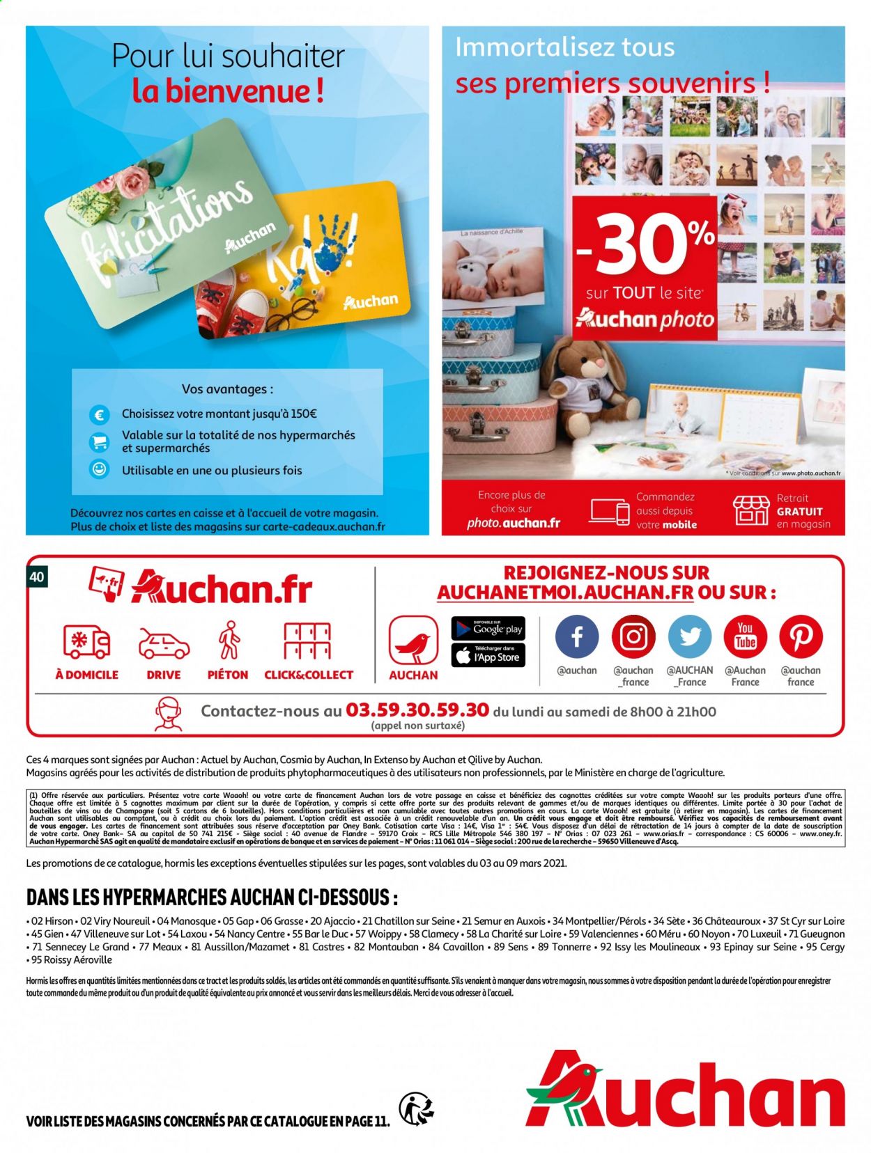 Catalogue Auchan - 03/03/2021 - 09/03/2021. Page 40