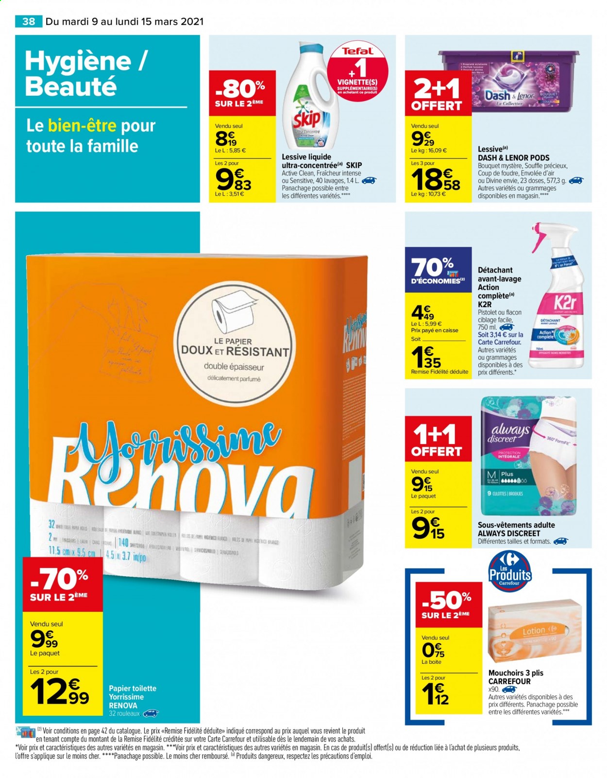 Catalogue Carrefour Hypermarchés - 09/03/2021 - 15/03/2021. Page 40