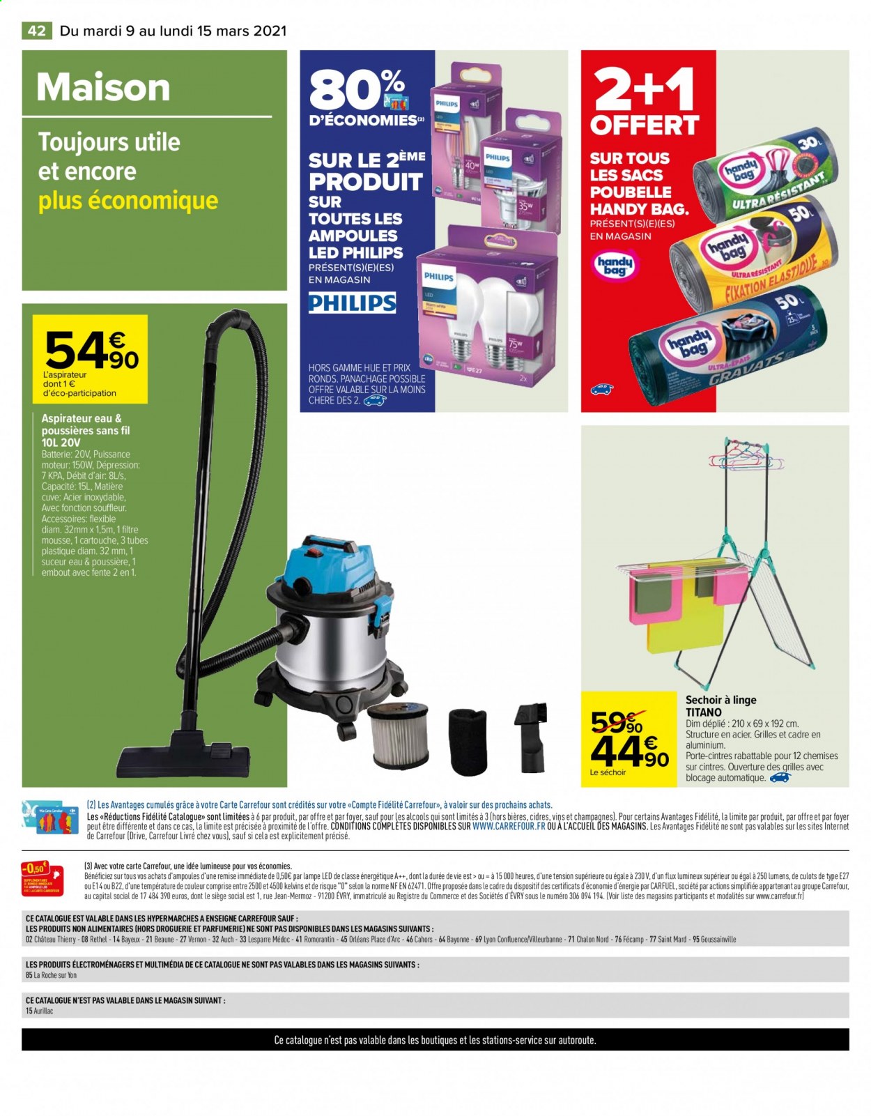 Catalogue Carrefour Hypermarchés - 09/03/2021 - 15/03/2021. Page 44