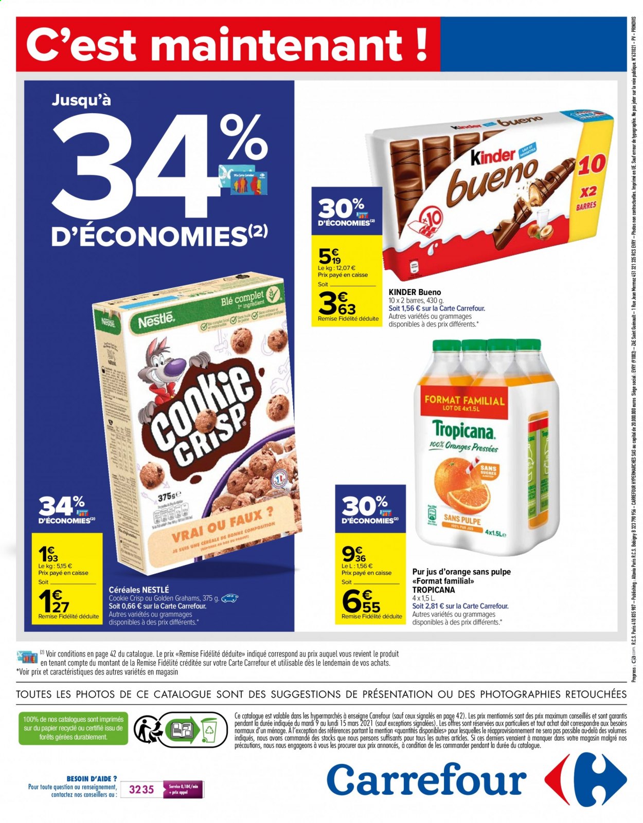 Catalogue Carrefour Hypermarchés - 09/03/2021 - 15/03/2021. Page 46