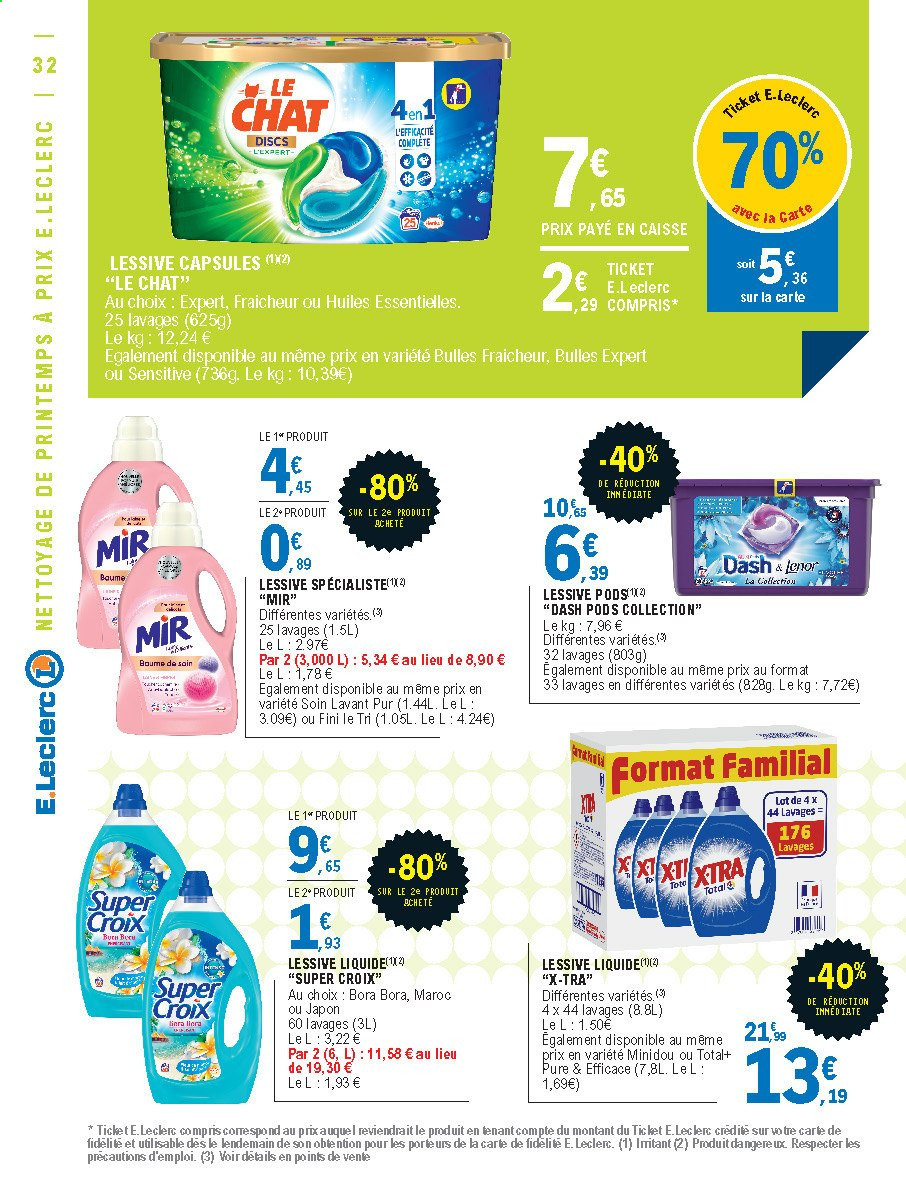 Catalogue E.Leclerc - 09/03/2021 - 20/03/2021. Page 32