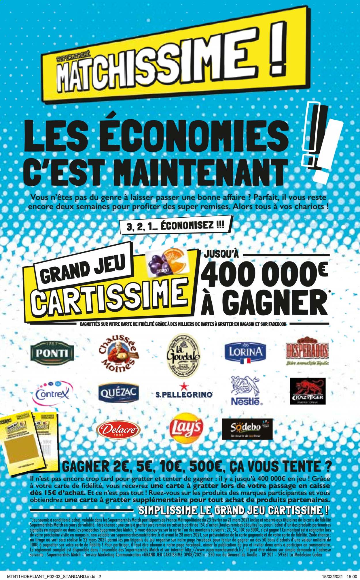 Catalogue Supermarché Match - 09/03/2021 - 21/03/2021. Page 2