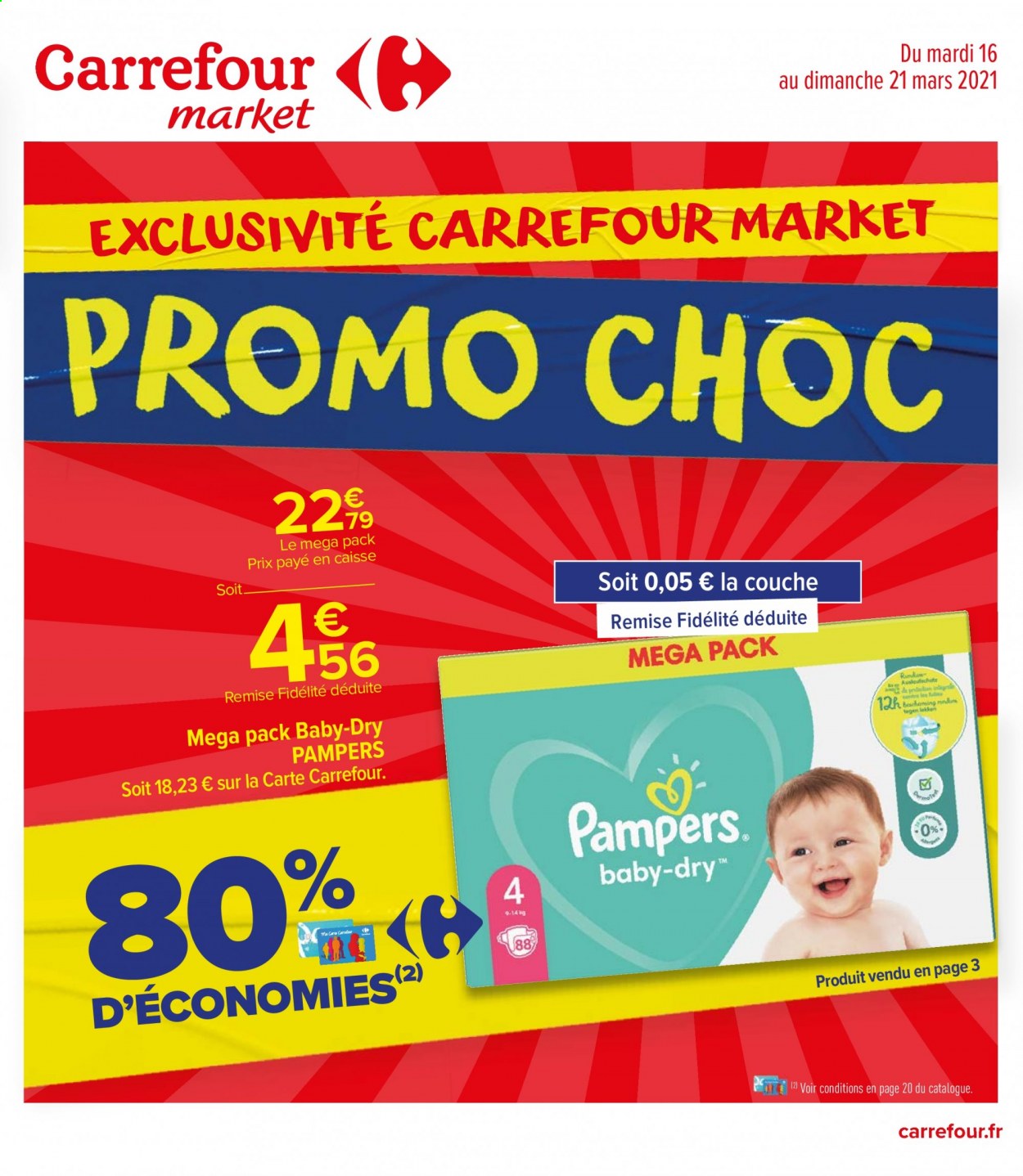 Catalogue Carrefour Market - 16/03/2021 - 21/03/2021. Page 1